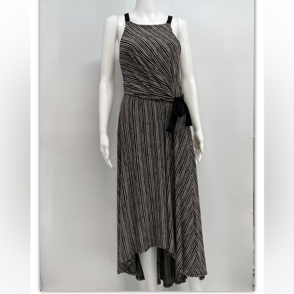 NWT ANTHROPOLOGIE Maeve SALSOLA DRESS Size XS Faux Wrap High Low Midi Dress - Picture 2 of 13